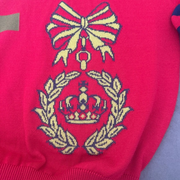 Vintage Christian Dior Men's Multicolor Striped Crewneck Sweater - Picture 7 of 7